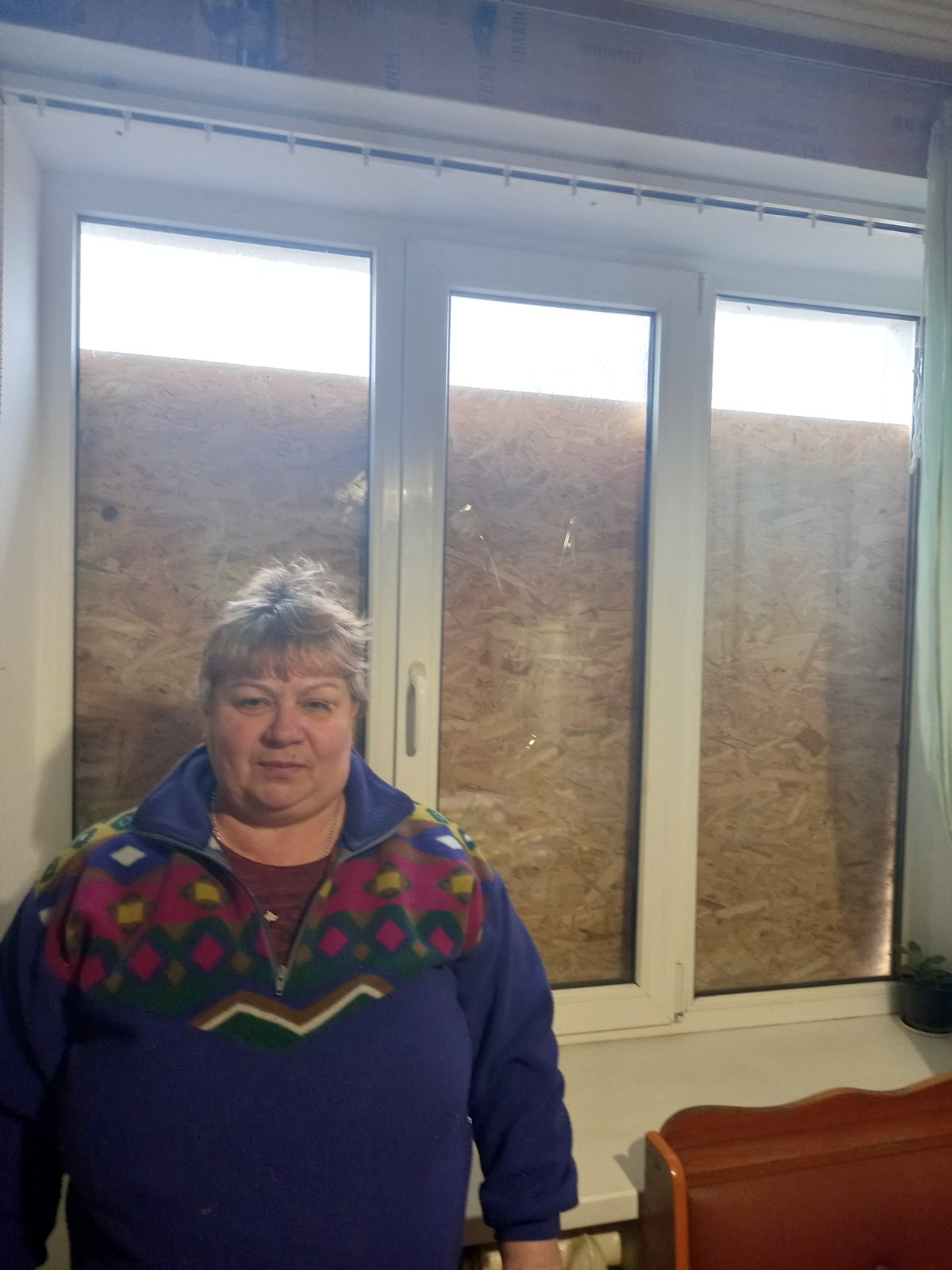 Жінка, яка після обстрілу втратила чоловіка, просить допомоги