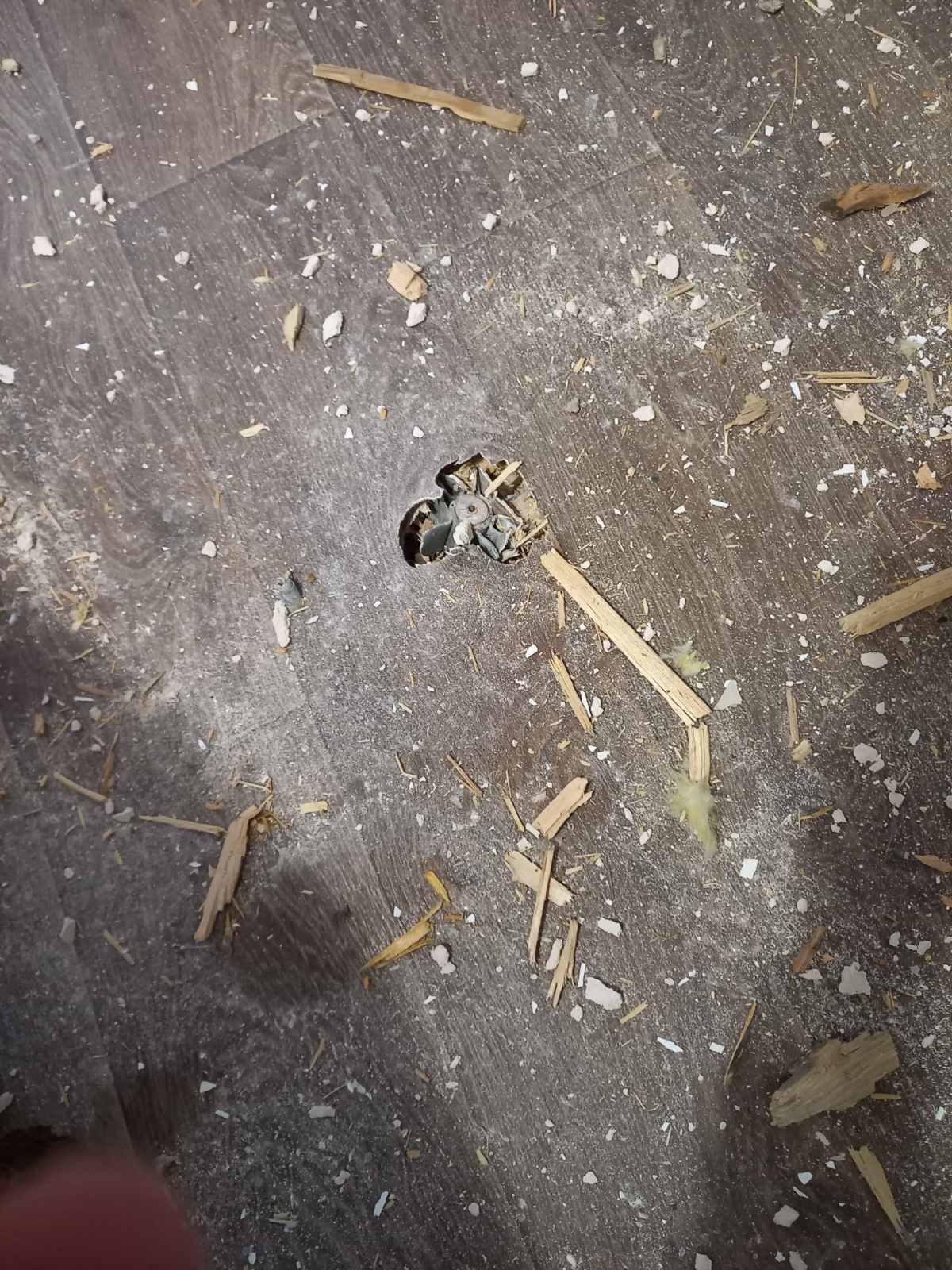 На будинок пенсіонерки впала міна