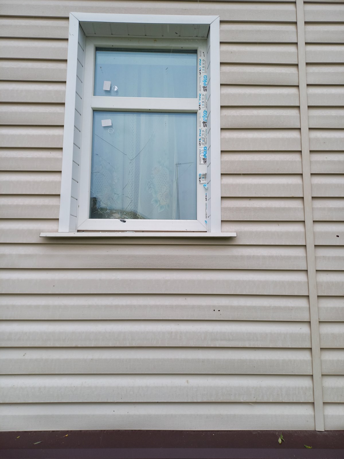 На будинок пенсіонерки впала міна