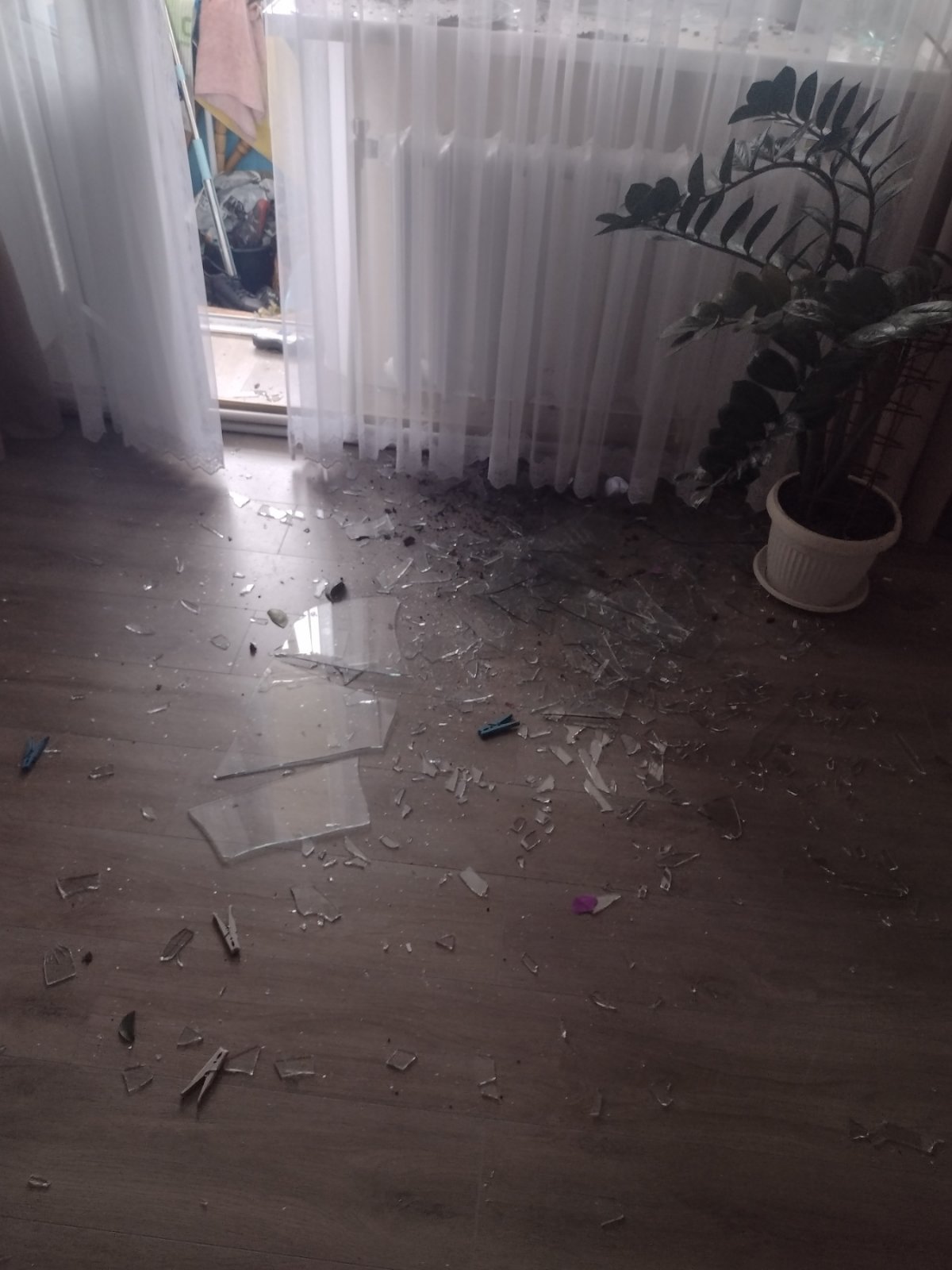 Квартира родини залишилась без вікон