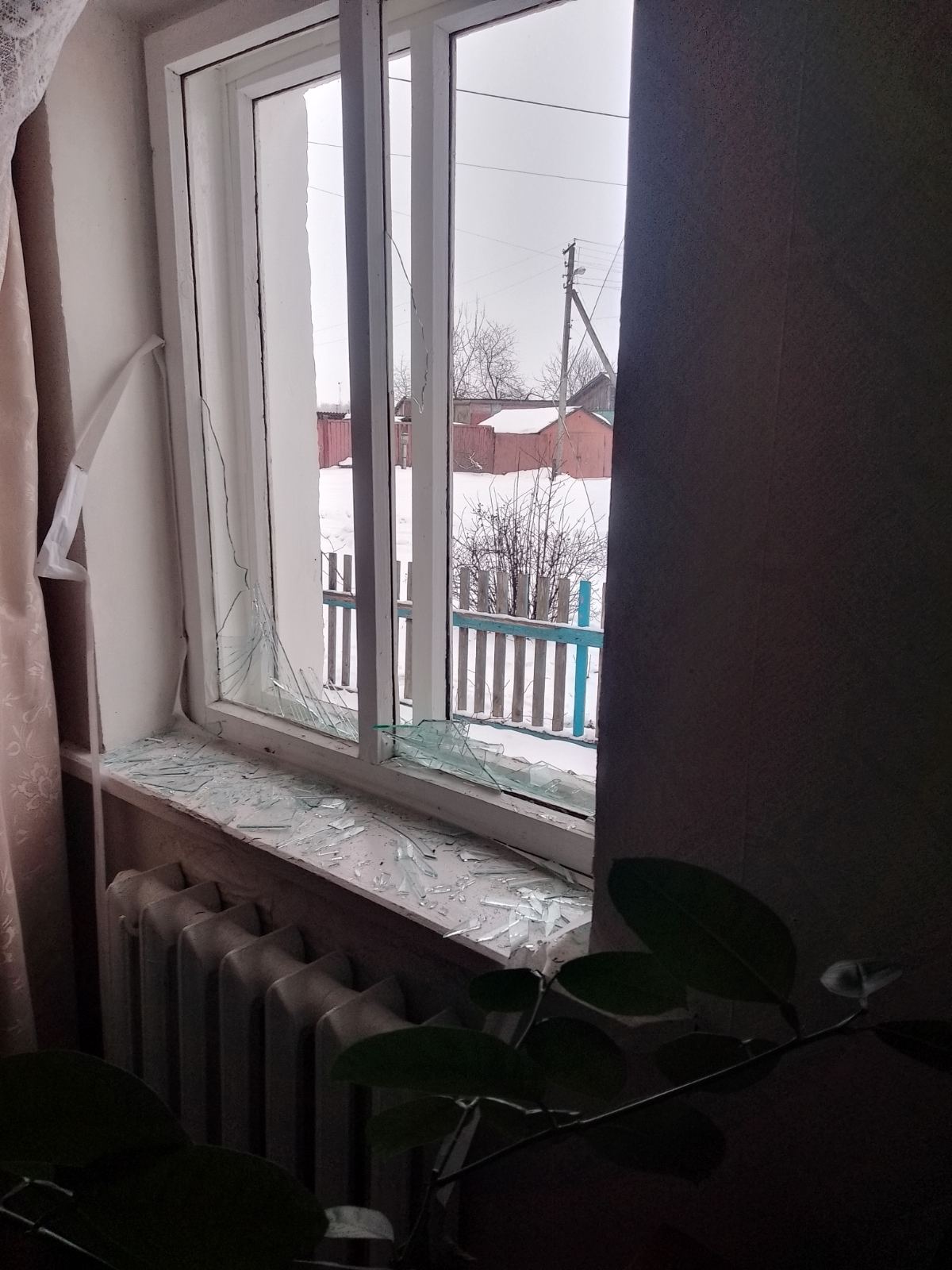 В будинку пенсіонерки вибуховою хвилею вибило чотири вікна