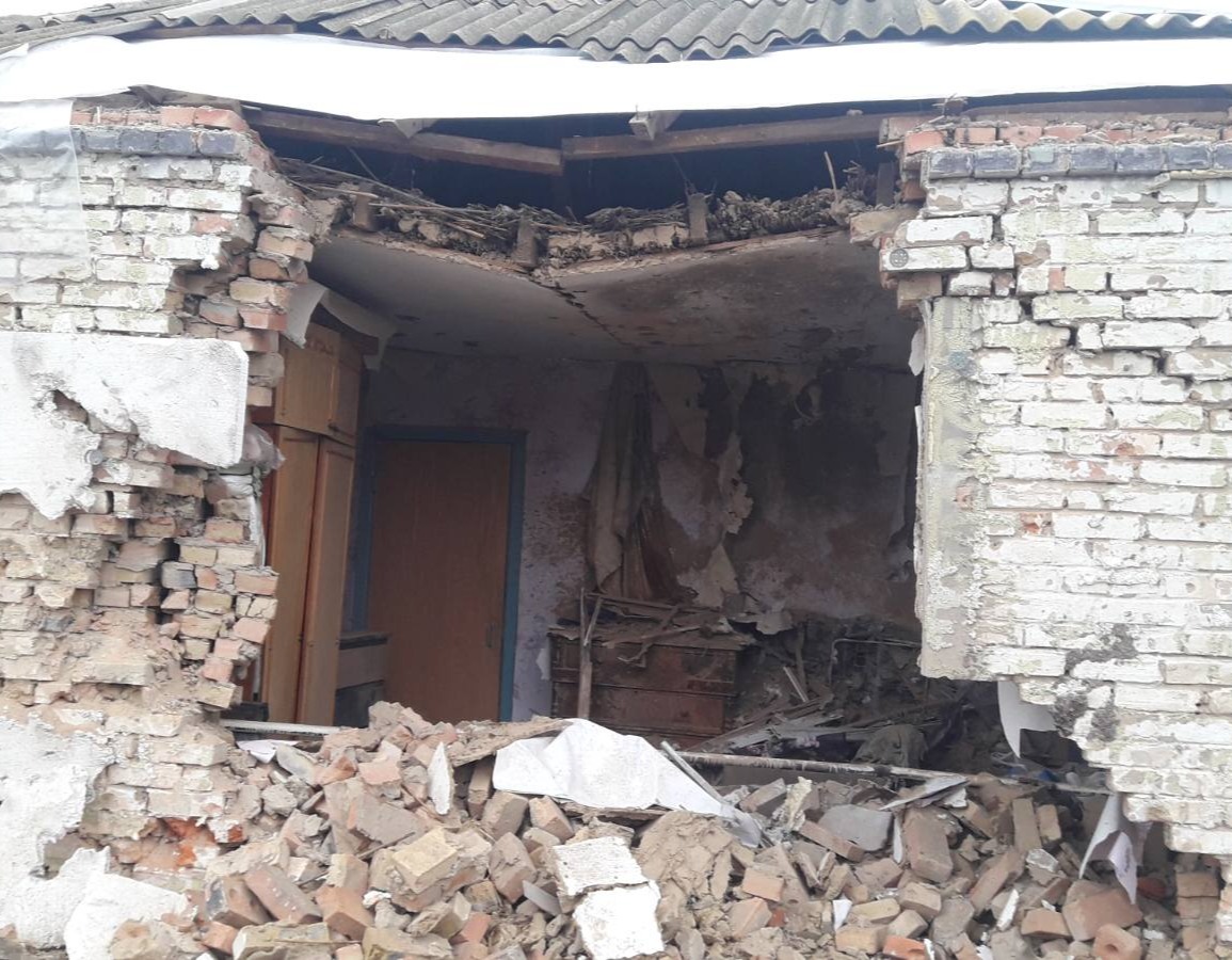 Пряме влучання у будинок родини з Херсонщини