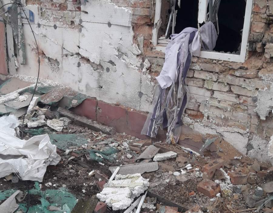 Пряме влучання у будинок родини з Херсонщини