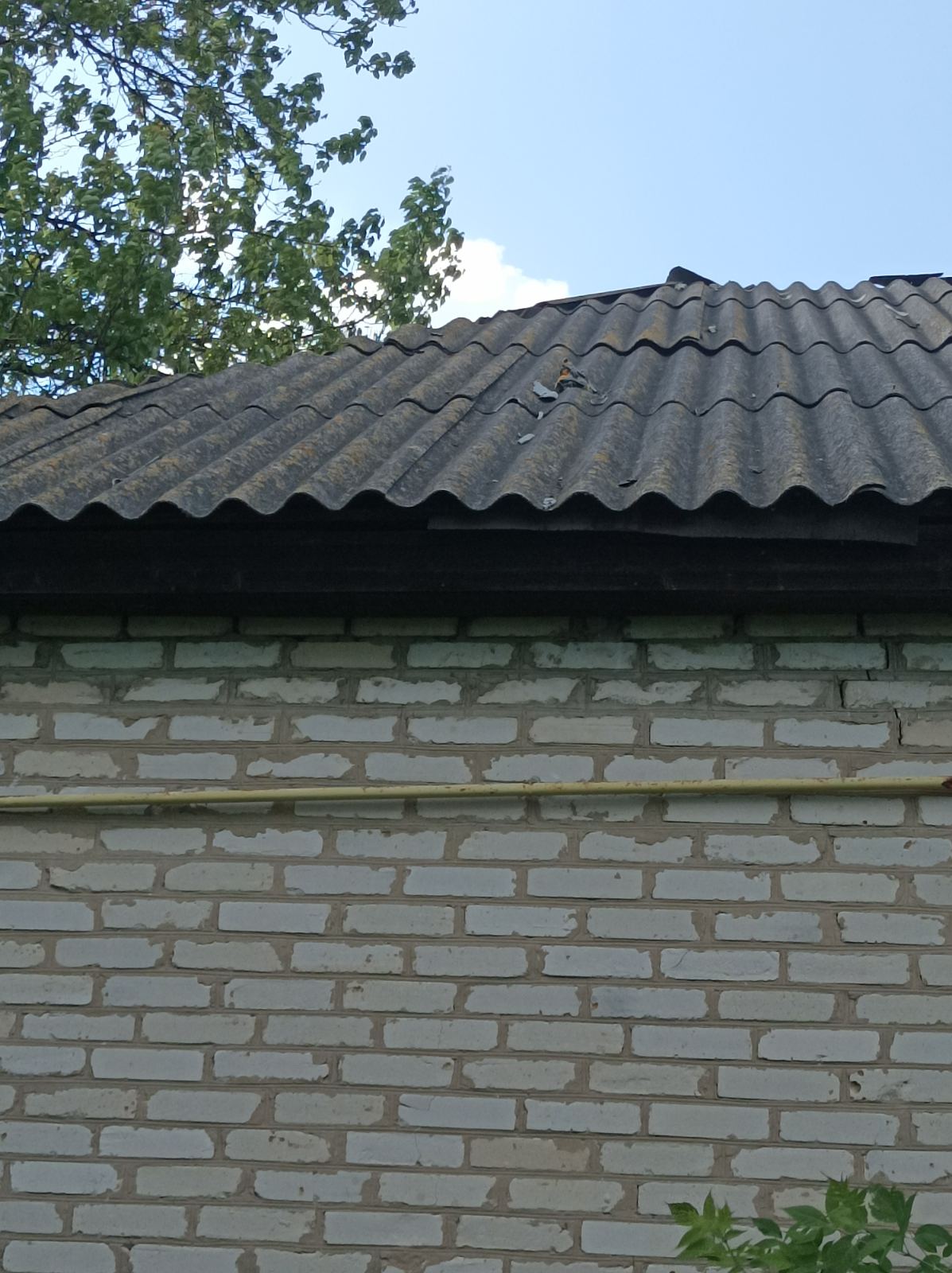 Жінка з двома дітьми та племінником мешкають в будинку з пошкодженим  дахом