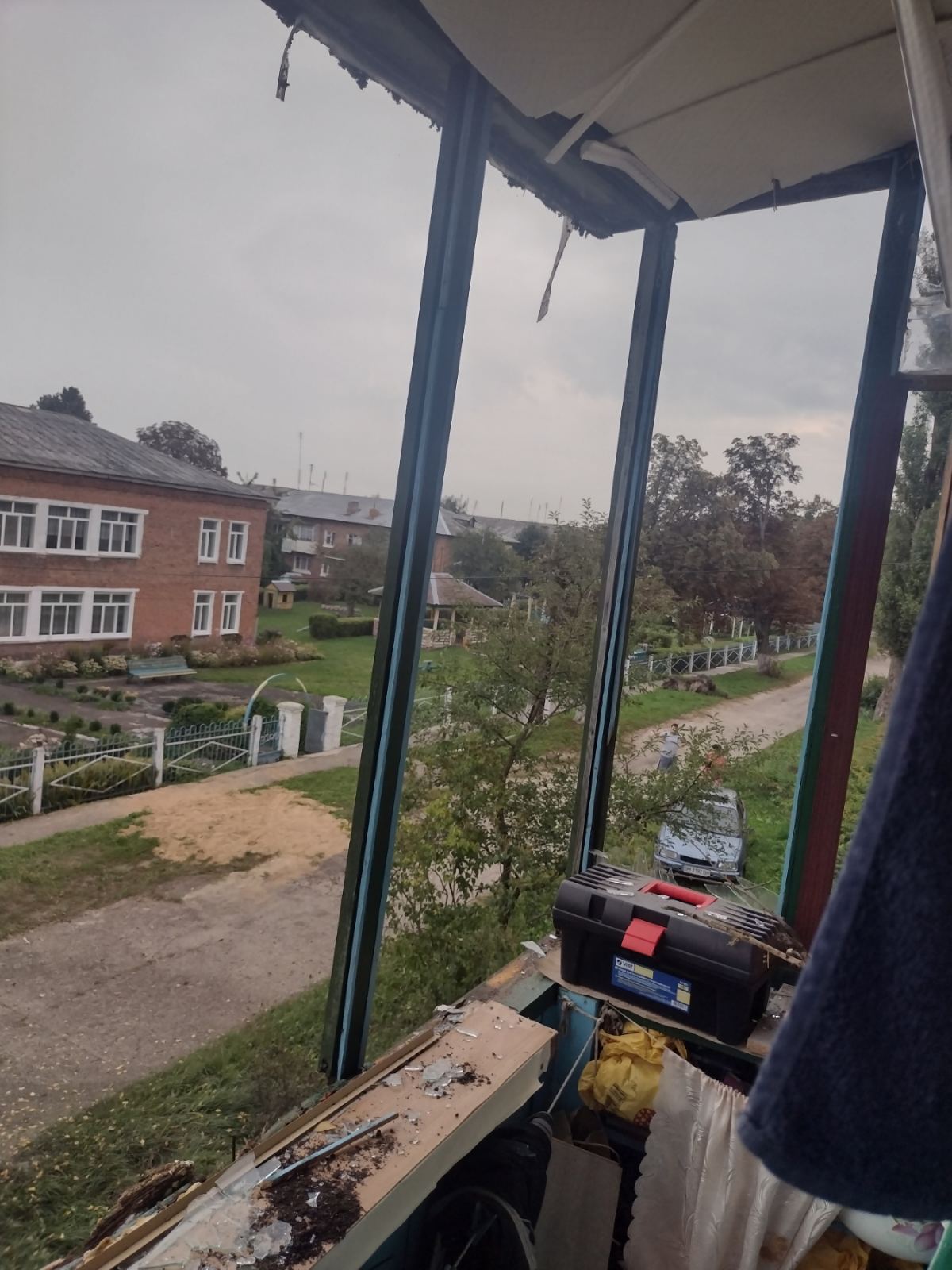 Квартира родини залишилась без вікон