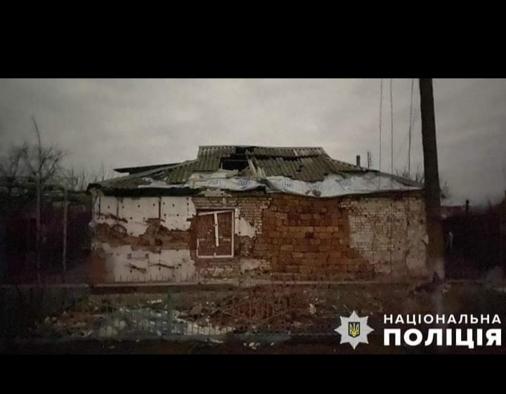 Пряме влучання у будинок родини з Херсонщини