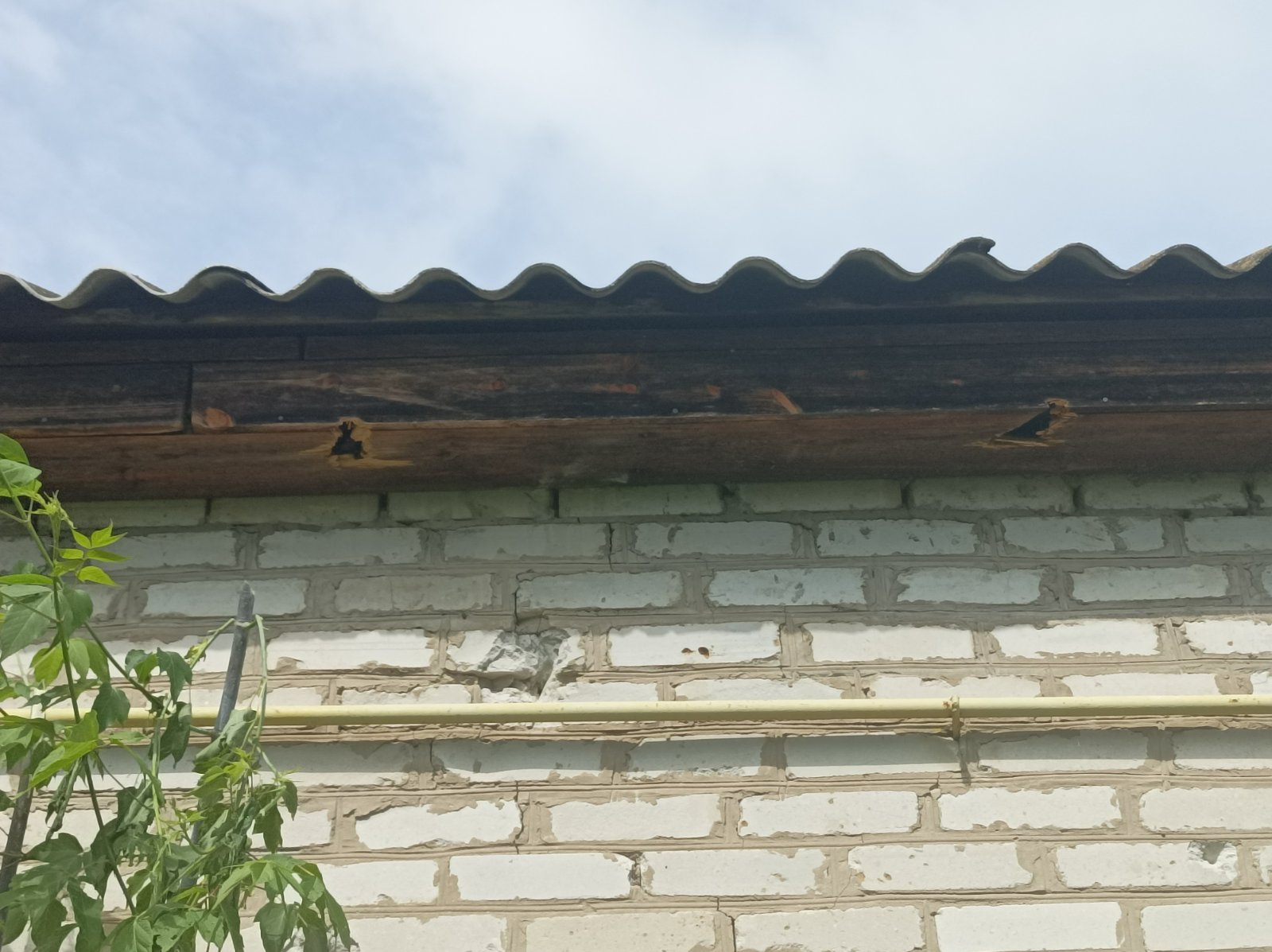 Жінка з двома дітьми та племінником мешкають в будинку з пошкодженим  дахом