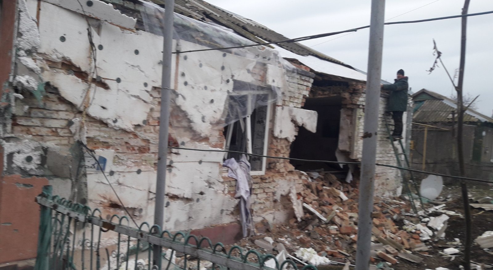 Пряме влучання у будинок родини з Херсонщини