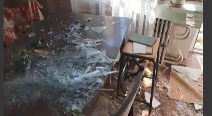 В квартирі пенсіонерки пошкоджено 2 вікна та балконні двері