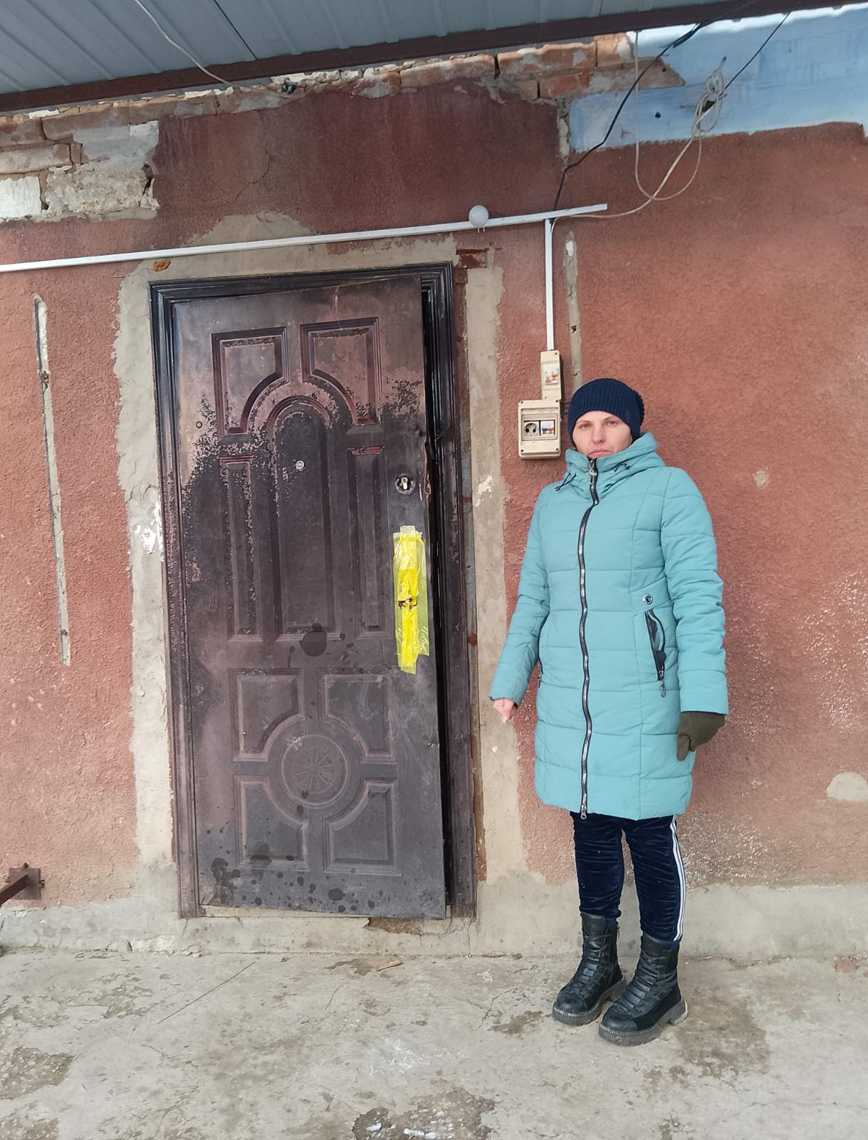 На Херсонщині внаслідок обстрілу пошкоджено будинок родини з двома дітьми 