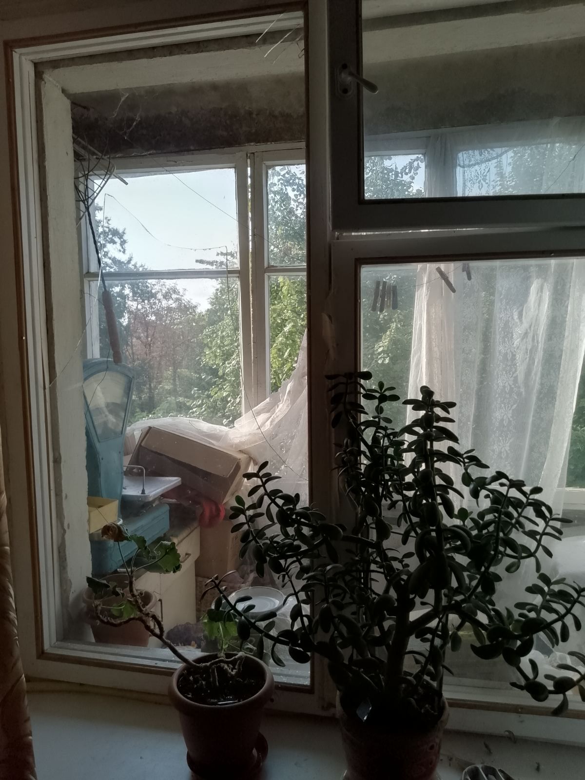 Подружжя пенсіонерів залишилося без вікон, гаражів і автомобіля внаслідок російського ракетного обстрілу