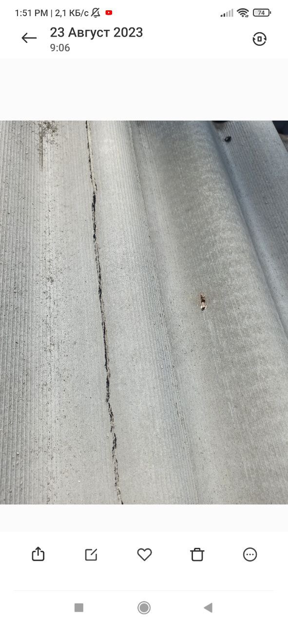 Сім'я з села Чернацьке потребує допомоги по заміні п'яти листів шиферу на даху та вхідних дверях