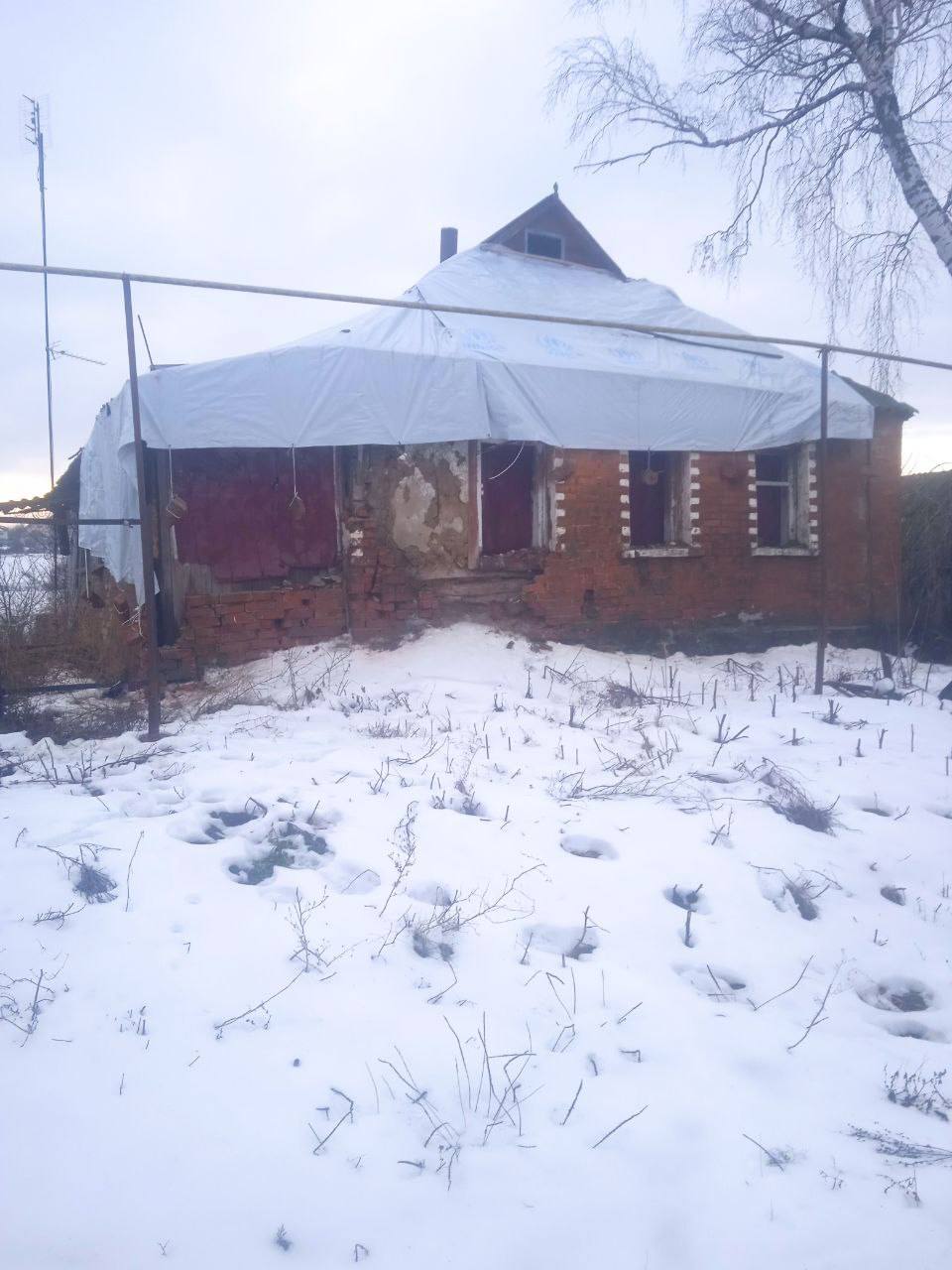 Було зруйновано будинок родині з Сумщини