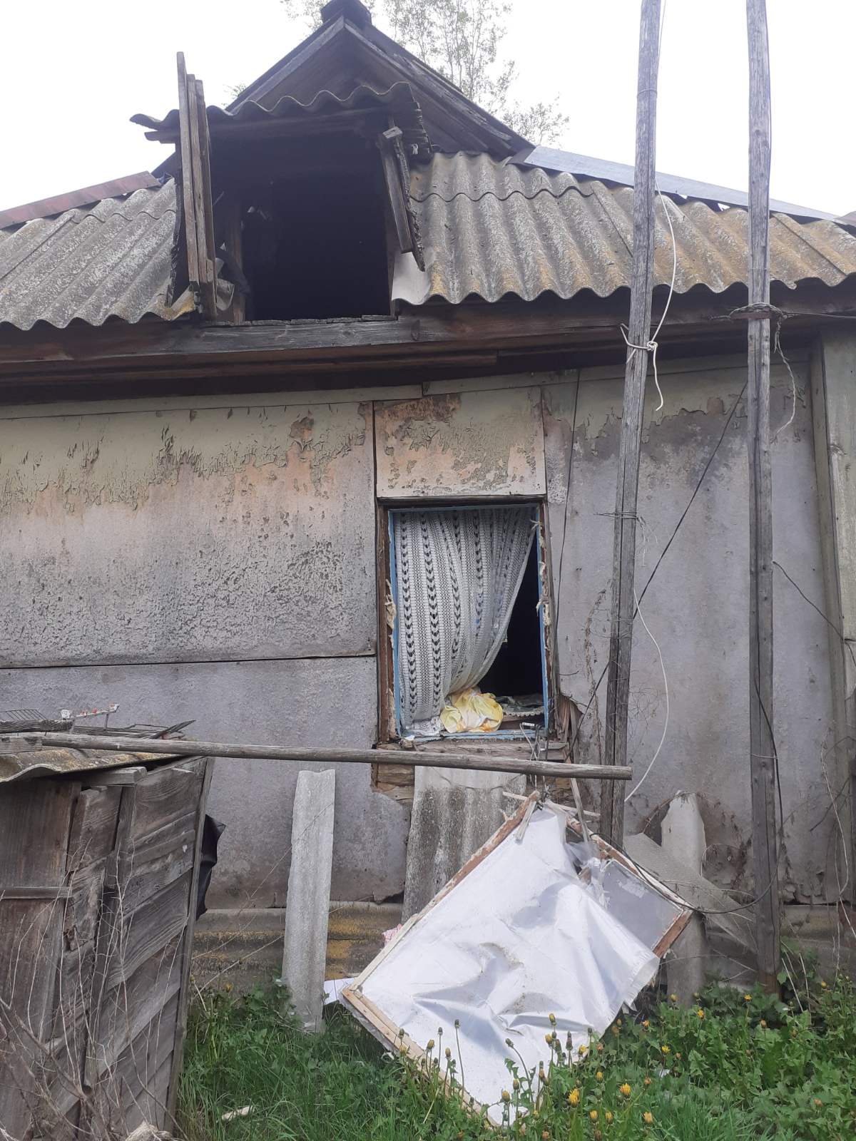 Обстріл пошкодив дім родини Куриленко